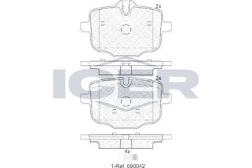 BMW 5 Serisi F10 530d/xd Arka Fren Balatası 2011-2016 ICER